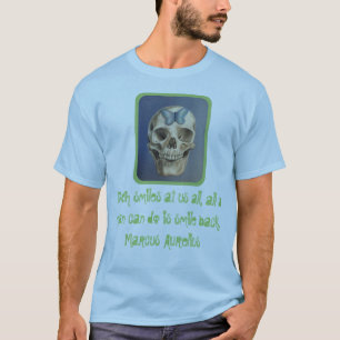 Shirt voor schedel- en stoïneprijsopgave