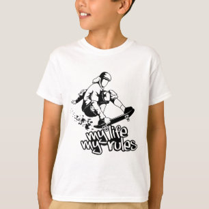 Shirt voor skateboarden - kies stijl, kleur