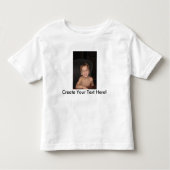 Shirt voor Toddler met aangepast Afbeelding en tek (Voorkant)