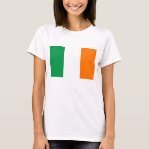 Shirt voor vrouwen T met vlag van Ierland