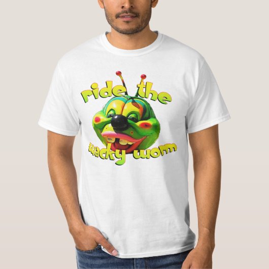shirt "Wacky Worm" (waarde) (Voorkant)