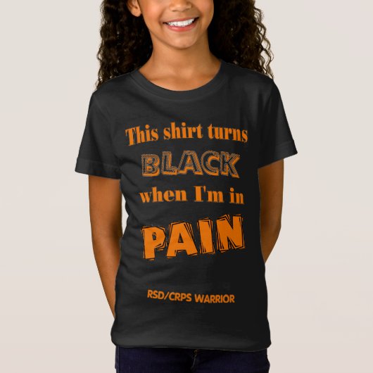 Shirt wordt zwart...RSD/CRPS (Voorkant)