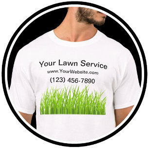 Shirten Eenvoudig werk voor de Lawn Service T-shirt