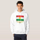 shirten "Koerdische Pride 2" Hoodie (Voorkant volledig)