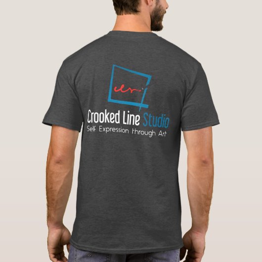 Shirten snijlijn t-shirt (Achterkant)
