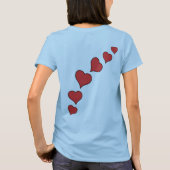 Shirten van de Valentijnse Shirt van de vrouw (Achterkant)
