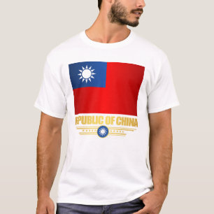 Shirten van de vlag van Taiwan (Volksrepubliek Chi T-shirt