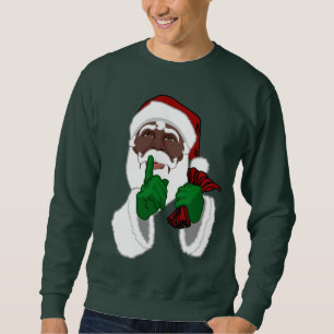 Shirten van de zwarte kerstman, van de zwarte kers trui