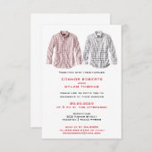 Shirten van het land geïnspireerd | Uitnodiging vo (Voorkant / Achterkant)