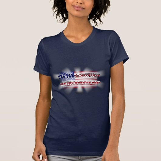 Shirten van Tea Party Patriots T-shirt (Voorkant)