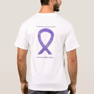 Shirten voor aangepaste kankerbestrijding met lave t-shirt