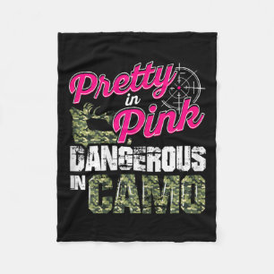 Shirten voor vrouwen in Camo Deer Hu Fleece Deken