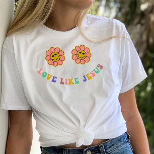 Shirten voor vrouwen, liefde zoals Jezus T-shirt