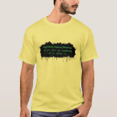 Shirten voor zwarte/groene Zombie-alarmpatrouilles T-shirt (Voorkant)