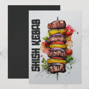 Shish Kebab Arabisch eten شيشكباب ا ك ل ع ر ب ي Kaart