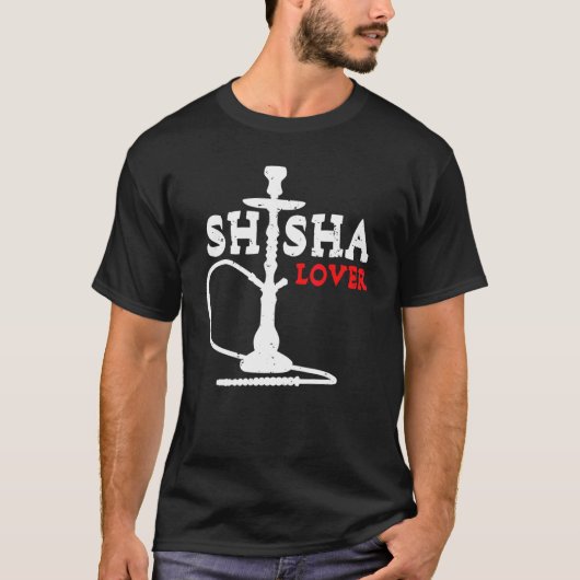 Shisha Hookah Steam Smoke T-shirt (Voorkant)
