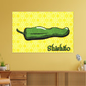 Shishito Chili Pepper Canvas Kunst (Insitu (Woonkamer))