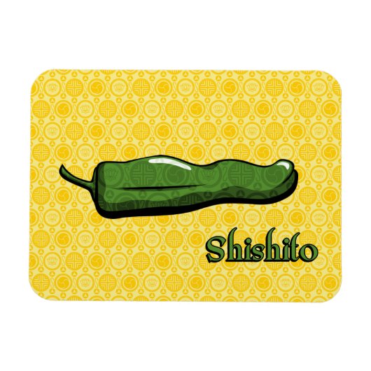 Shishito Chili Pepper Flexible Magnet Magneet (Horizontaal)