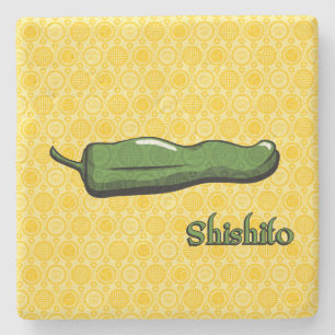 Shishito Chili Pepper Stone Onderzetter