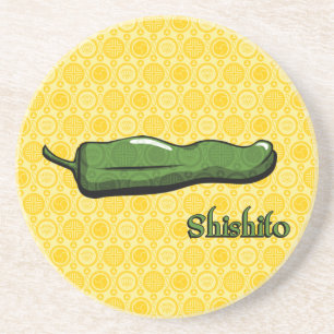 Shishito Chilipeper Zandsteen Onderzetter
