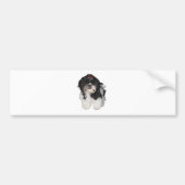 Shitzu Shih Tzu Puppy Dogs Bumpersticker (Voorkant)