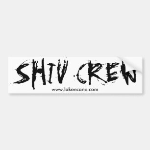 Shiv Crew-Bumpersticker Bumpersticker