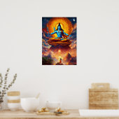 Shiv God Print, Value Poster Papier (Cuisine)