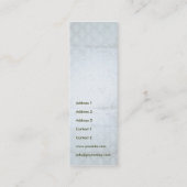 Shiva Blue Damask - Carte d'appel (Dos)