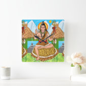 Shiva Clock Vierkante Klok (Huis)