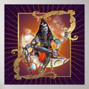 Shiva - Coucher de soleil - Poster
