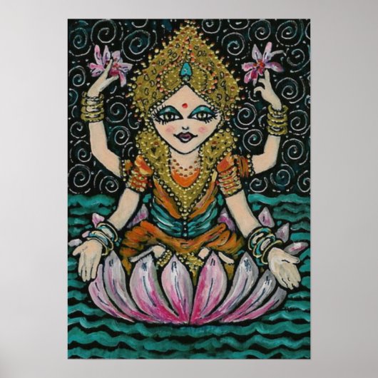 Shiva Diva **YOGA GIRL Poster (Voorkant)