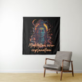 Shiva Energie, Goddelijke Kracht, Manifestatie Des Wandkleed (In situ)