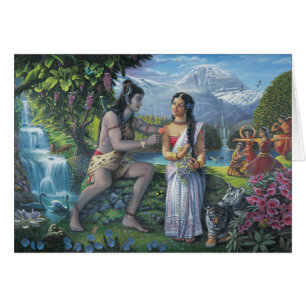 Shiva et Parvati - le couple Tout-Propice