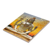 SHIVA HINDU GOD TEGELTJE (Zijkant)