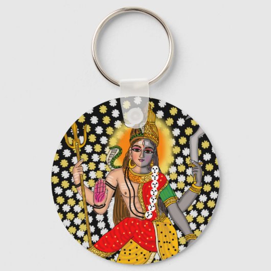 Shiva Kali Sleutelhanger (Voorkant)