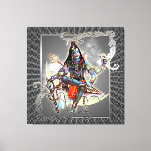 Shiva - Magie De Gris - Toile Enveloppée