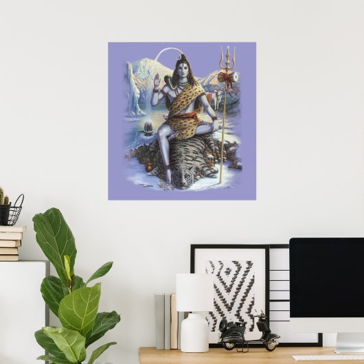 Shiva Mahadev - kunstdrukwerk Poster (Thuiskantoor)
