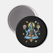 Shiva Meditation Magneet (Voorkant / Achterkant)