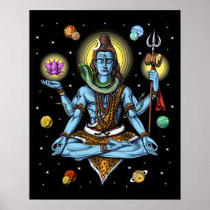 Shiva Meditation Poster