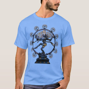 Shiva Nataraj Lord of Dance een feitelijk kader T-shirt