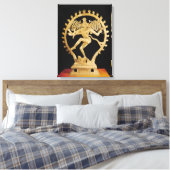 Shiva Nataraja Canvas Afdruk (Insitu (Slaapkamer))