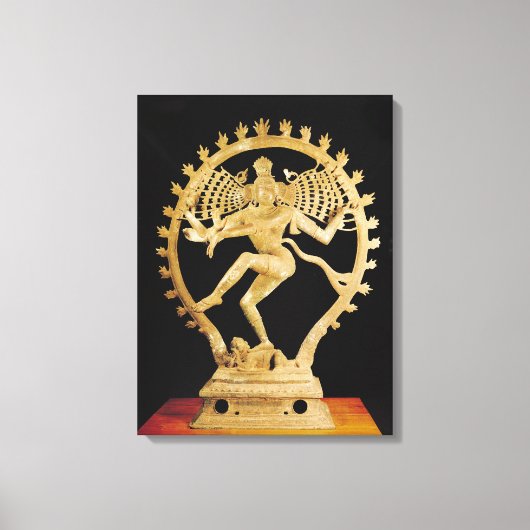 Shiva Nataraja Canvas Afdruk (Voorkant)