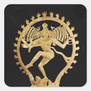 Shiva Nataraja Vierkante Sticker