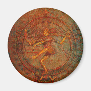 Shiva op ondergrondse ondergrondse bekleding magneet