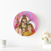 Shiva Parvati Clock Grote Klok (Huis)