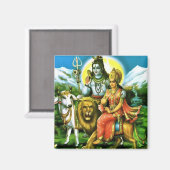 Shiva & Parvati magneet (Voorkant / Achterkant)