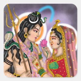 Shiva Parvati Stickers