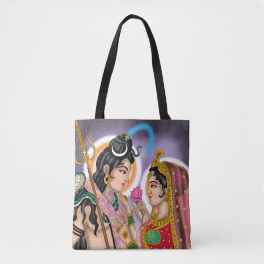 Shiva Parvati Tote Bag (Voorkant)