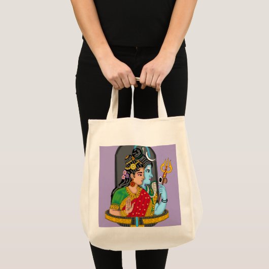 Shiva Parvati Tote Bag – Divine Couple of Harmony (Voorkant (product))