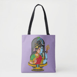 Shiva Parvati Tote Bag – Goddelijk Paar van Harmon